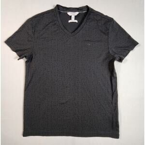 Calvin Klein Body Fit Shirt Short Sleeve Liquid Touch Mens Size Medium Spotted